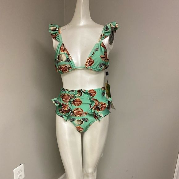 PatBO Seashell Ruffle Bikini - Picture 15 of 17